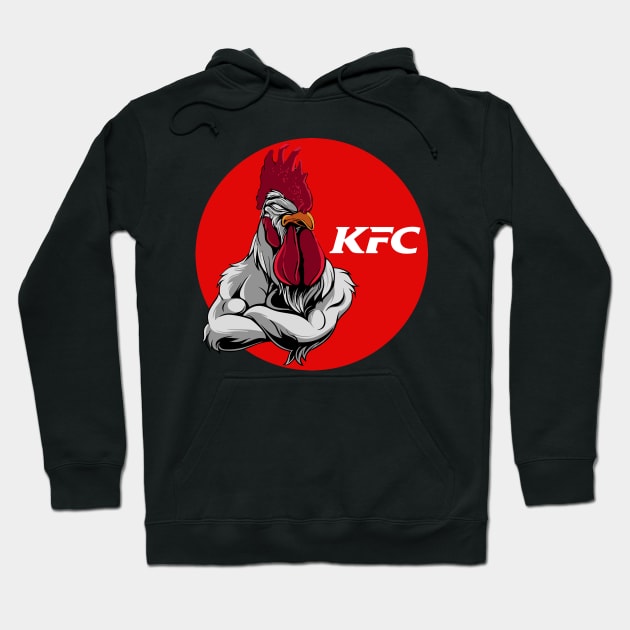 Kentucky Fighting Chickens Hoodie by INLE Designs